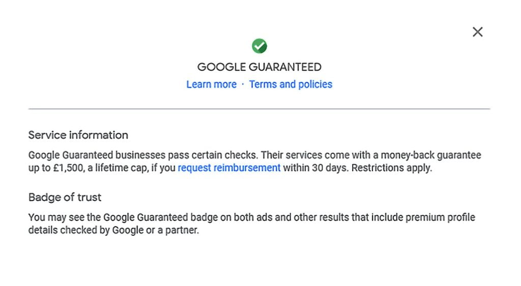 Google guaranteed certification for google ads