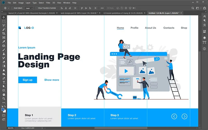 Web Design Stevenage - Process Color Proof