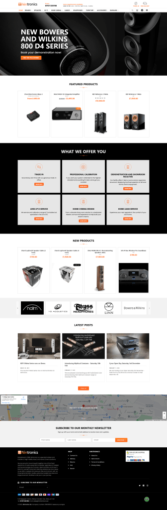Shopify Web Design - nintronics 1