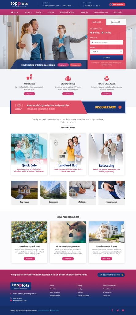 Shopify Web Design - topPlots