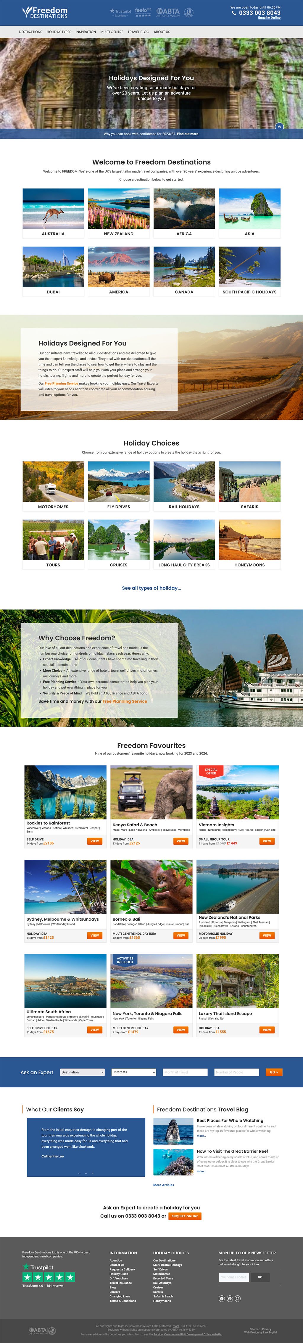 Freedom Destinations