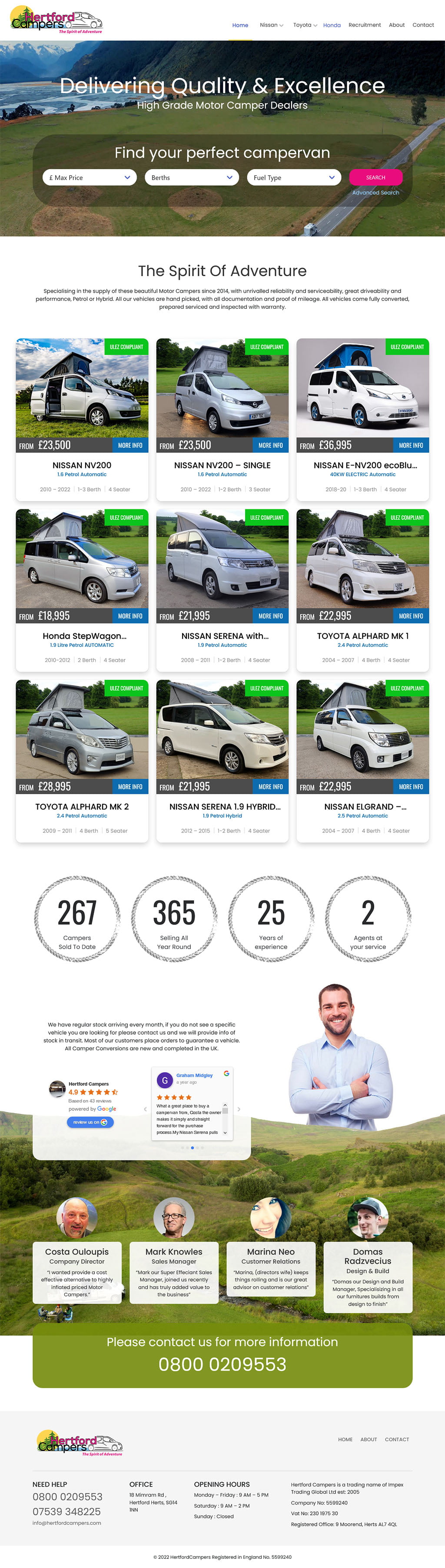 Hertford Campers