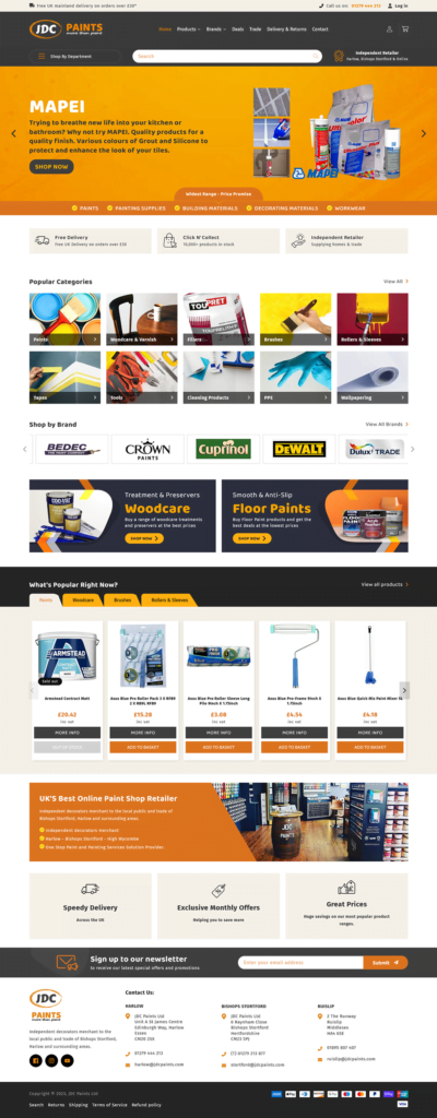 Ecommerce - jdcpaints