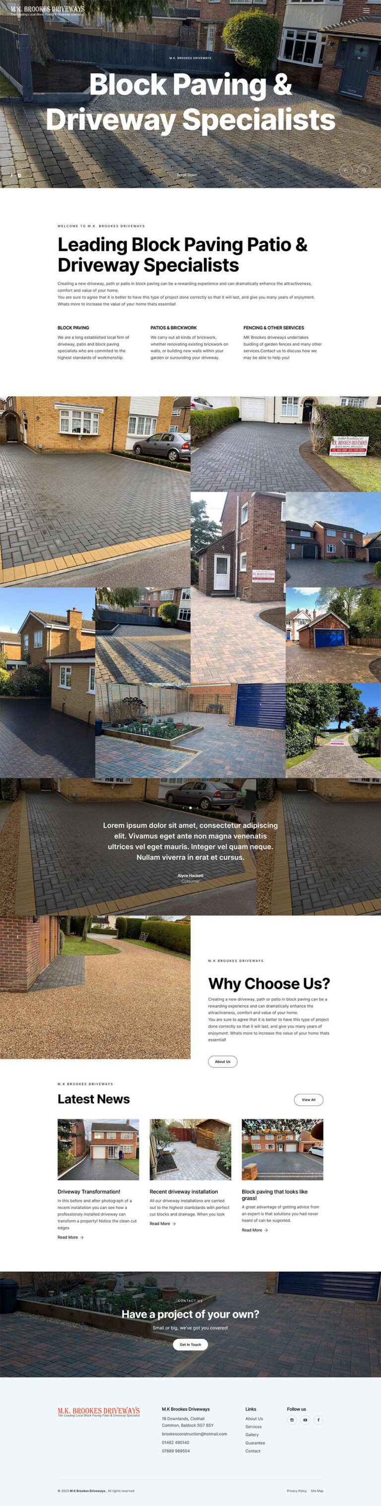 MK Brookes - mkbrookesdriveways