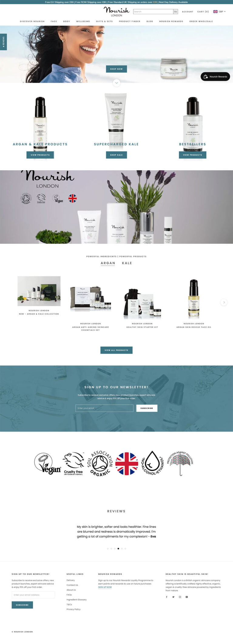 Nourish London - nourishskinrange