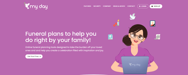 Pink website colour scheme