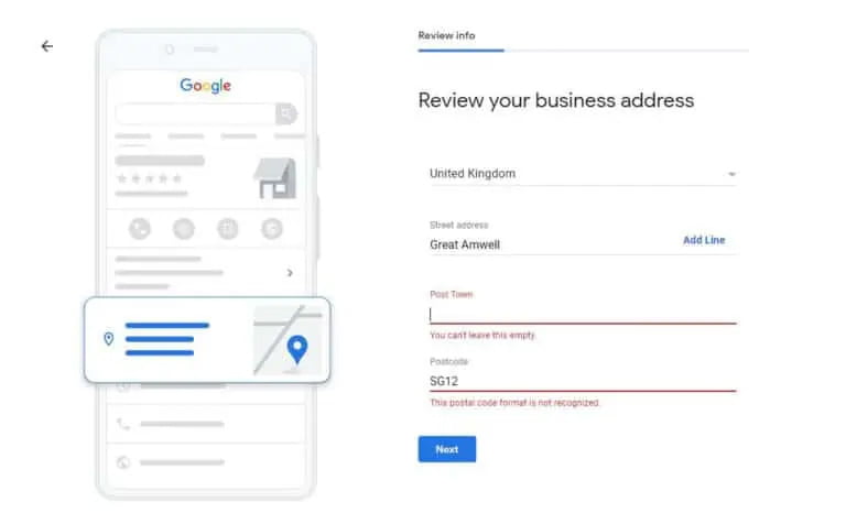 How to Set Up Google My Business: The 8 Step Guide - review info 768x476 1