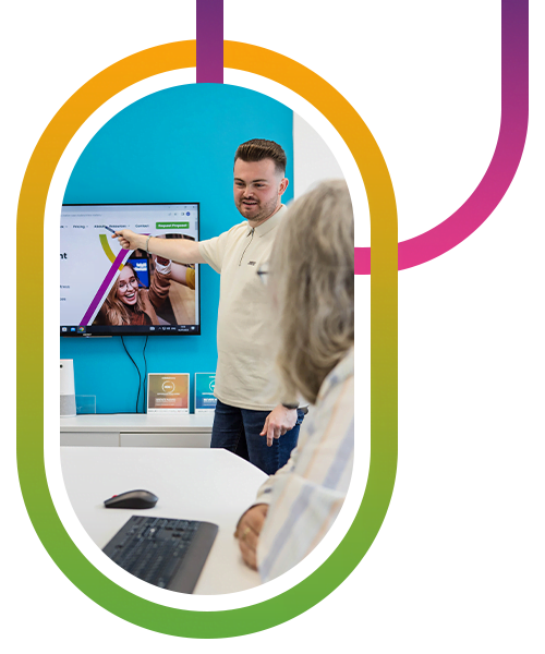 Social Media Management - LD shape img 10