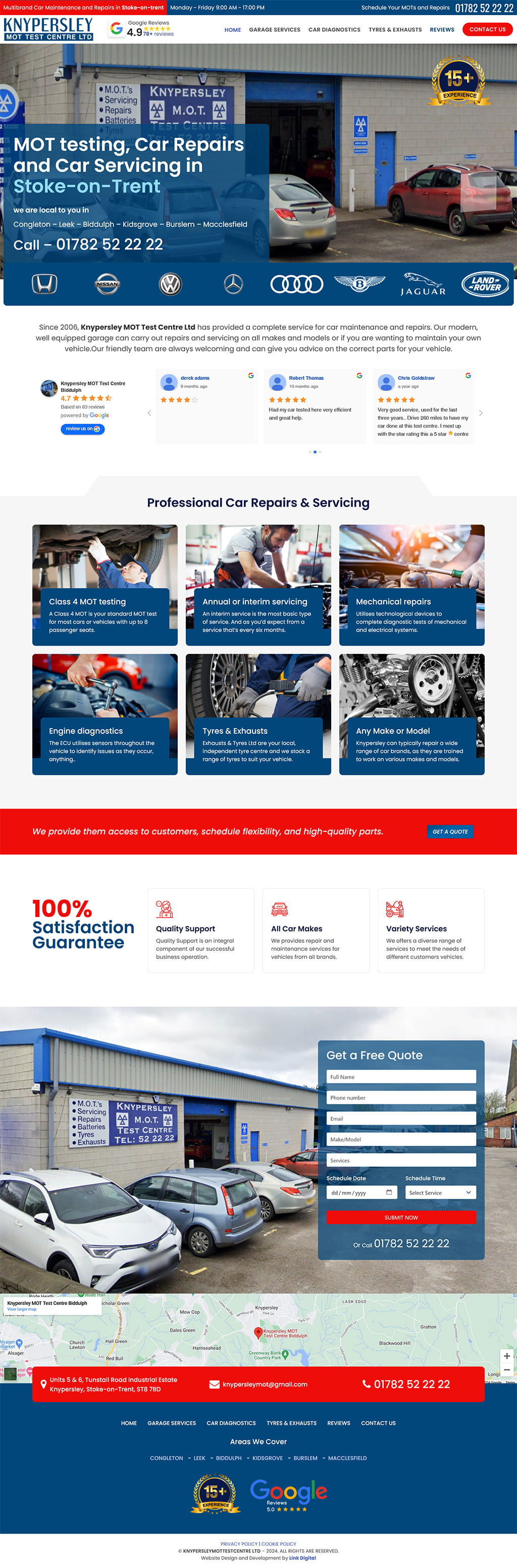 Knypersley MOT Test Centre - Knypersley MOT Test Centre Ltd