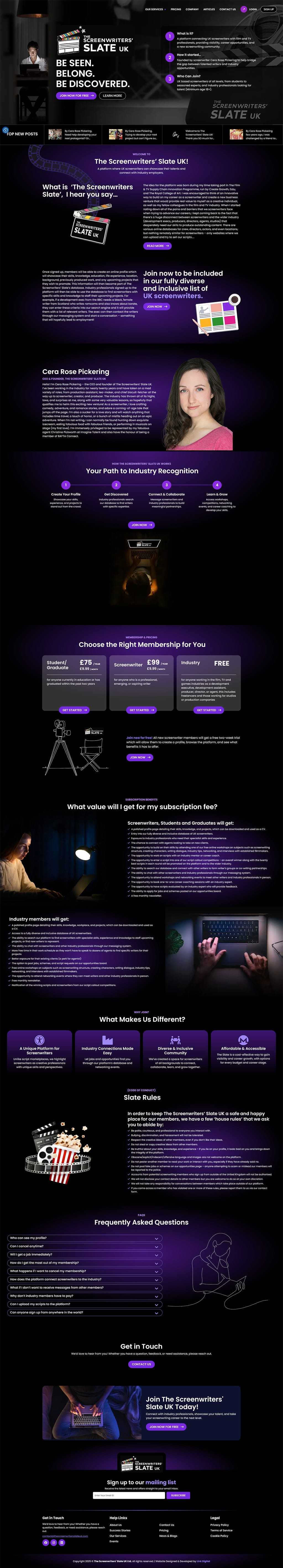 The Screenwriters Slate UK - thescreenwritersslateuk