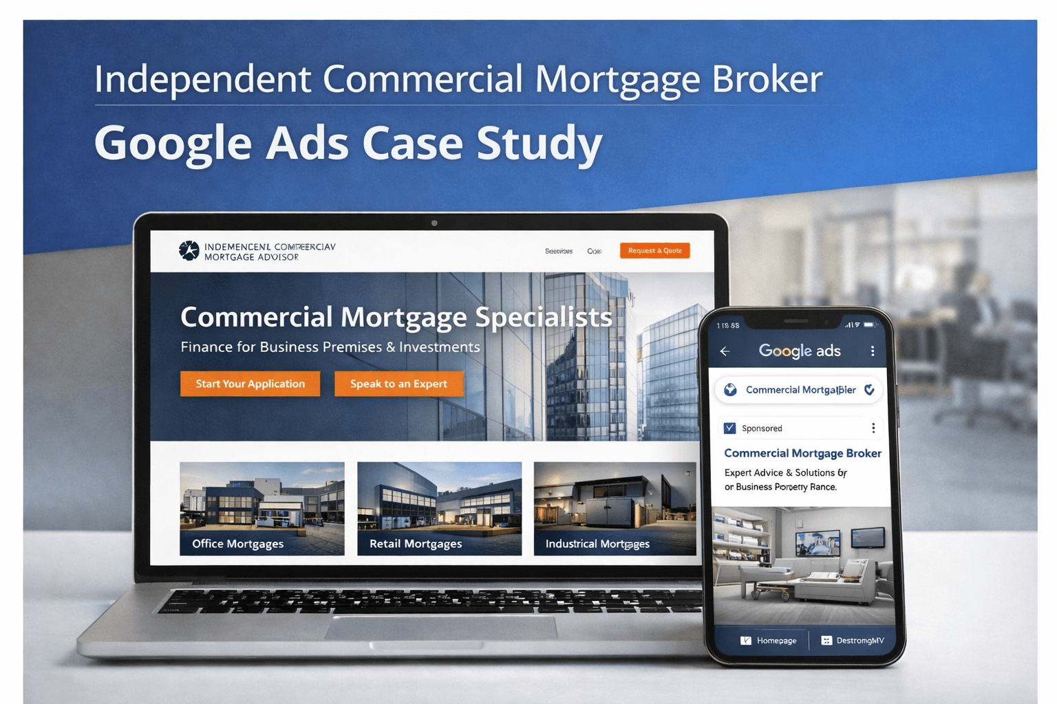 Commercial Mortgage Broker - commercial mortgage broker google ads case study image