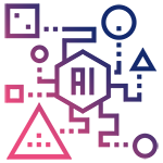 AI Search - icon technology AI