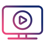 Programmatic & Display Ads - icon tv video